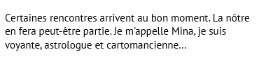 Voyante par téléphone